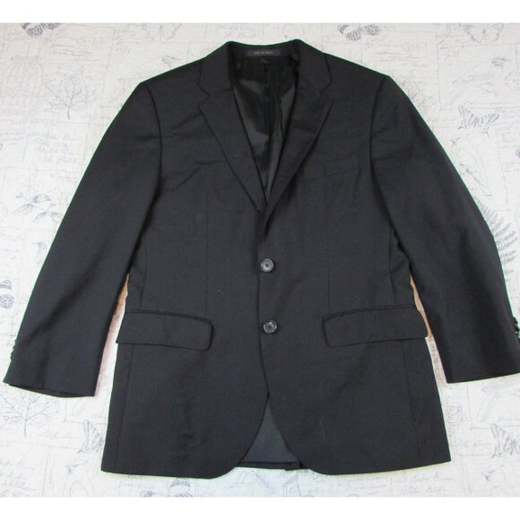 Hugo Boss Guabello Blazer Jacket Black Wool Single Breasted Jam75/Sharp 3 36S - Picture 4 of 8